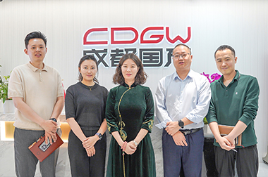 成都市建筑业协会莅临成都国万指导交流